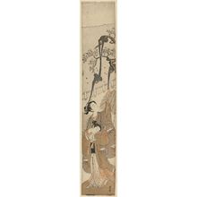 Tanaka Masunobu: Gibbons Interrupting a Flower-viewing Picnic - Museum of Fine Arts