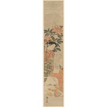 Suzuki Harunobu: Courtesan Imitating the Bodhisattva Fugen - Museum of Fine Arts