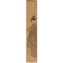 Suzuki Harunobu: Young Man Playing the Shakuhachi - Museum of Fine Arts
