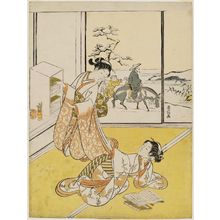 Suzuki Harunobu: Two Women Reading Books - Museum of Fine Arts