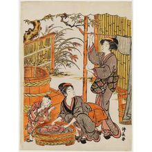 Torii Kiyonaga: Women Washing Clothes - Museum of Fine Arts