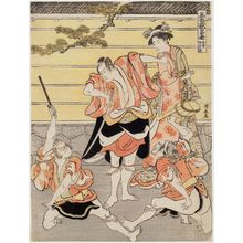 Torii Kiyonaga: Scene at the Ishidô Mansion (Ishidô yakata no dangiri), from the series The Tale of Shiraishi, a Latter-day Taiheiki (Go-Taiheiki Shiraishi banashi) - Museum of Fine Arts