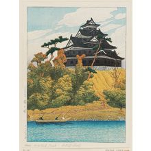 川瀬巴水: Okayama Castle (Okayama-jô), from the series Selected Views of Japan (Nihon fûkei senshû) - ボストン美術館