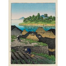 Japanese Print "The Territory of Amakusa (Amakusa goryô), from the series Selected Views of Japan (Nihon fûkei senshû)" by Kawase Hasui, 川瀬巴水 (Kawase Hasui)