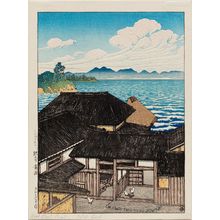 Kawase Hasui: Kyôdomari, Hizen, from the series Selected Views of Japan (Nihon fûkei senshû) - Museum of Fine Arts