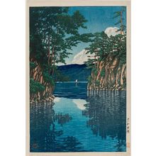 川瀬巴水: Lake Towada (Towada-ko) - ボストン美術館