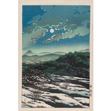 川瀬巴水: Karikachi Mountain Pass (Karikachi tôge) - ボストン美術館