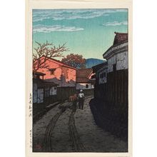 Japanischer Druck "Wadahama in Kagawa Prefecture (Kagawa-ken Wadahama)" von Kawase Hasui, 川瀬巴水 (Kawase Hasui)