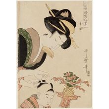 Kitagawa Utamaro: Fond of Going Out (Dezuki), from the series Eight Views of Favorite Things in the Modern World (Tôsei kôbutsu hakkei) - Museum of Fine Arts