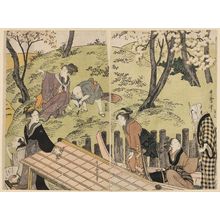 Kitagawa Utamaro: The Embankment at Mimeguri - Museum of Fine Arts