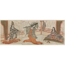 Yashima Gakutei: Hotoke Gozen Dancing - Museum of Fine Arts