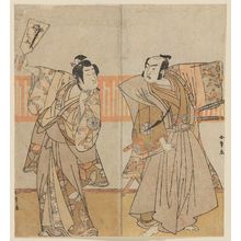 Japanese Print "Actors" by Katsukawa Shunsho, 勝川春章 (Katsukawa Shunshô)