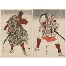 Utagawa Toyokuni I: Actors Onoe Eizaburô (R) and Matsumoto Kôshirô (L) - Museum of Fine Arts