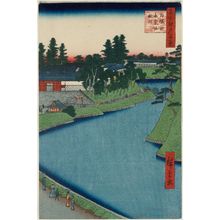 歌川広重: Benkei Moat from Soto-Sakurada to Kôjimachi (Soto Sakurada Benkeibori Kôjimachi), from the series One Hundred Famous Views of Edo (Meisho Edo hyakkei) - ボストン美術館