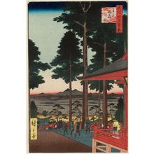 歌川広重: Ôji Inari Shrine (Ôji Inari no yashiro), from the series One Hundred Famous Views of Edo (Meisho Edo hyakkei) - ボストン美術館