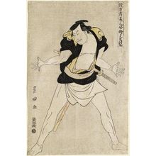 Utagawa Toyokuni I: Masatsuya (Actor Ôtani Oniji III as Ono Sadakurô), from the series Portraits of Actors on Stage (Yakusha butai no sugata-e) - Museum of Fine Arts