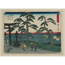 Utagawa Hiroshige: No. 26 - Kakegawa, from the series The Tôkaidô Road - The Fifty-three Stations (Tôkaidô - Gojûsan tsugi no uchi) - Museum of Fine Arts
