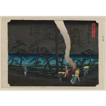 Japanese Print "No. 29 - Hamamatsu, from the series The Tôkaidô Road - The Fifty-three Stations (Tôkaidô - Gojûsan tsugi no uchi)" by Utagawa Hiroshige, 歌川広重 (Utagawa Hiroshige I)