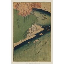Utagawa Hiroshige: Sakanoshita, cut from sheet 14 of the harimaze series Pictures of the Fifty-three Stations of the Tôkaidô Road (Tôkaidô gojûsan tsugi zue) - Museum of Fine Arts