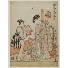 磯田湖龍齋: The Third Month (Yayoi), from the series Modern Amusements of the Five Festivals (Imayô gosekku tawamure) - ボストン美術館