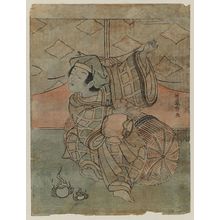 Isoda Koryusai: Dancing Boy Dressed as Daikoku - Museum of Fine Arts