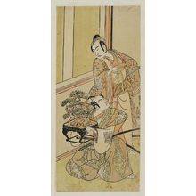 Ippitsusai Buncho: Actors Ichikawa Yaozô II as Tada Kurando and Ichikawa Komazô I as Suruga Jirô - Museum of Fine Arts