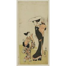 Ippitsusai Buncho: Actor Nakamura Matsue and another actor - Museum of Fine Arts