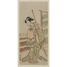 Katsukawa Shunsho: Actor Nakamura Tomijûrô as Sukenobu's Mistress Osaga - Museum of Fine Arts