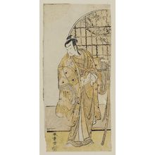 勝川春章: Actor Nakamura Tomijûrô as Kudô Suketsune - ボストン美術館