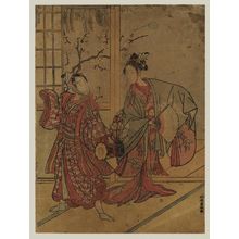 Kitao Shigemasa: Dancers with Fan and Drum - Museum of Fine Arts