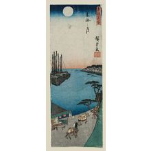 Utagawa Hiroshige: Moon at Takanawa (Takanawa no tsuki), from the series Famous Views of the Eastern Capital (Tôto meisho) - Museum of Fine Arts