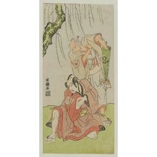 Rikyoによる浮世絵「Actors Nakamura Nakazo and Ichikawa Komazo」