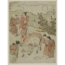 Ishikawa Toyomasa: Goat (Hitsuji), from the series Twelve Signs of the Zodiac (Jûni shi) - Museum of Fine Arts