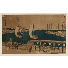 歌川広重: Evening View of Takanawa (Takanawa yûkei), from the series Famous Places in the Eastern Capital (Tôto meisho) - ボストン美術館