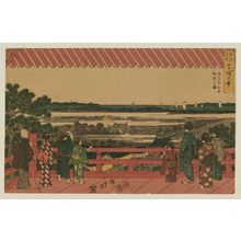 日本版画 "Zôjô-ji Temple in Shiba (Shiba Zôjô-ji), from the series Famous Places in Edo (Edo meisho)" 由 Utagawa Hiroshige, 歌川広重 (Utagawa Hiroshige I) 创作