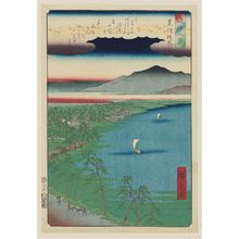 Japanischer Druck "Clearing Weather at Awazu (Awazu seiran), from the series Eight Views of Ômi (Ômi hakkei)" von Utagawa Hiroshige, 歌川広重 (Utagawa Hiroshige I)