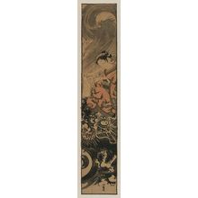 Isoda Koryusai: Woman Riding a Dragon - Museum of Fine Arts