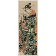 Utagawa Kuniyoshi: Woman Reading a Letter - Museum of Fine Arts
