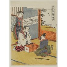 Isoda Koryusai: Nô Music (Sarugaku), from the series Fashionable Twelve Aspects of Human Relations (Fûryû jinrin jûni sô) - Museum of Fine Arts