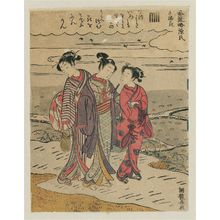 Isoda Koryusai: Suetsumuhana, from the series Genji in Fashionable Modern Guise (Fûryû yatsushi Genji) - Museum of Fine Arts