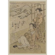Isoda Koryusai: Poem by Bashô - Museum of Fine Arts