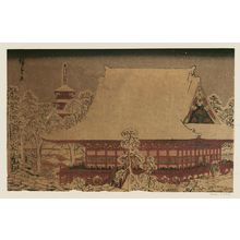 Utagawa Hiroshige: Year-end Fair at Kinryûzan Temple in Asakusa (Asakusa Kinryûzan toshi no ichi), from the series Famous Places in the Eastern Capital (Tôto meisho) - Museum of Fine Arts