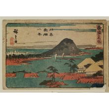 日本版画 "The Eight Views of Kanazawa in Musashi Province (Bushû Kanazawa hakkei), from the series Famous Places in the Various Provinces (Shokoku meisho)" 由 Utagawa Hiroshige, 歌川広重 (Utagawa Hiroshige I) 创作