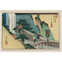 Utagawa Hiroshige: No. 39, Agematsu, from the series The Sixty 