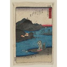 歌川広重: The Noda Jewel River in Mutsu Province (Mutsu Noda), from the series Six Jewel Rivers in Various Provinces (Shokoku Mu Tamagawa) - ボストン美術館
