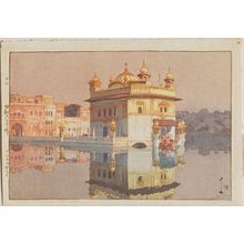 Yoshida Hiroshi: Golden Temple in Amritsar - Museum of Fine Arts