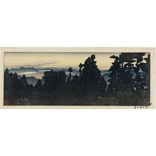 Japanese Print "Summer at Ikaho (Ikaho no natsu)" by Kawase Hasui, 川瀬巴水 (Kawase Hasui)