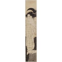 Utagawa Toyohiro: Teahouse Waitress - Museum of Fine Arts