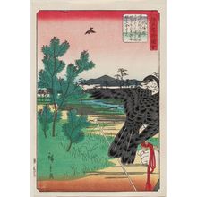 二歌川広重: Komabano, from the series Views of Famous Places in Edo (Edo meishô zue) - ボストン美術館