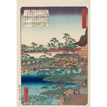 Utagawa Hiroshige II: Kameido Tenjin Shrine (Kameido Tenjin), from the series Views of Famous Places in Edo (Edo meishô zue) - Museum of Fine Arts